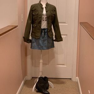 Button up military style coat